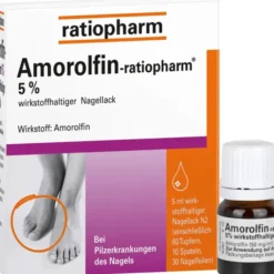 AMOROLFIN-ratiopharm 5% wirkstoffhalt.Nagellack 5 ml