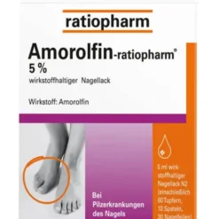 AMOROLFIN-ratiopharm 5% wirkstoffhalt.Nagellack 5 ml