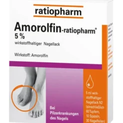 AMOROLFIN-ratiopharm 5% wirkstoffhalt.Nagellack 5 ml