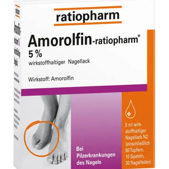AMOROLFIN-ratiopharm 5% wirkstoffhalt.Nagellack 5 ml
