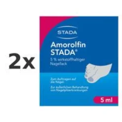 AMOROLFIN STADA 5% wirkstoffhaltiger Nagellack Set 2x 5ml