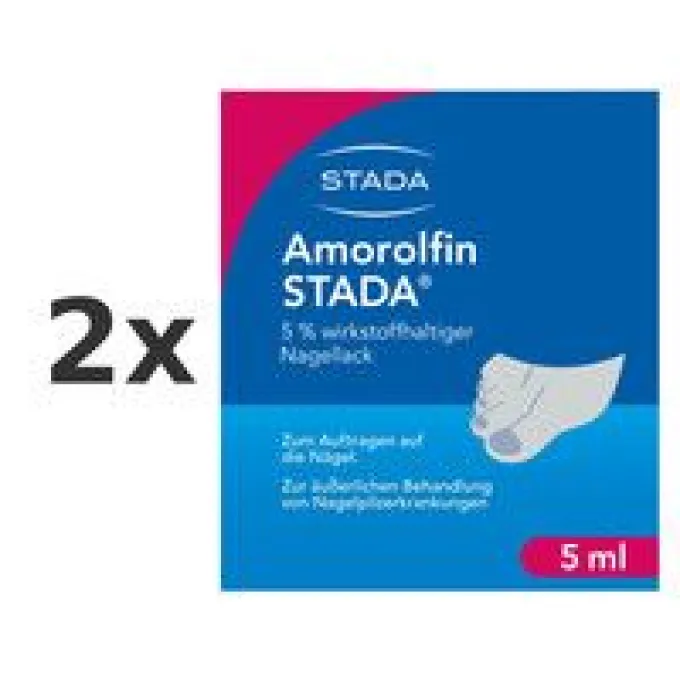 AMOROLFIN STADA 5% wirkstoffhaltiger Nagellack Set 2x 5ml