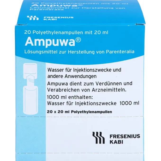 AMPUWA Plastikampullen Injektions-/Infusionslsg. 20X20 ml
