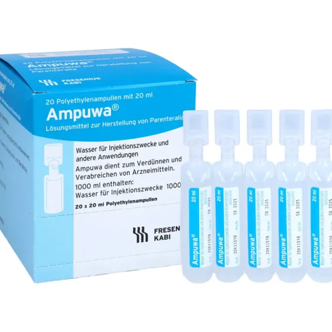 AMPUWA Plastikampullen Injektions-/Infusionslsg. 20X20 ml