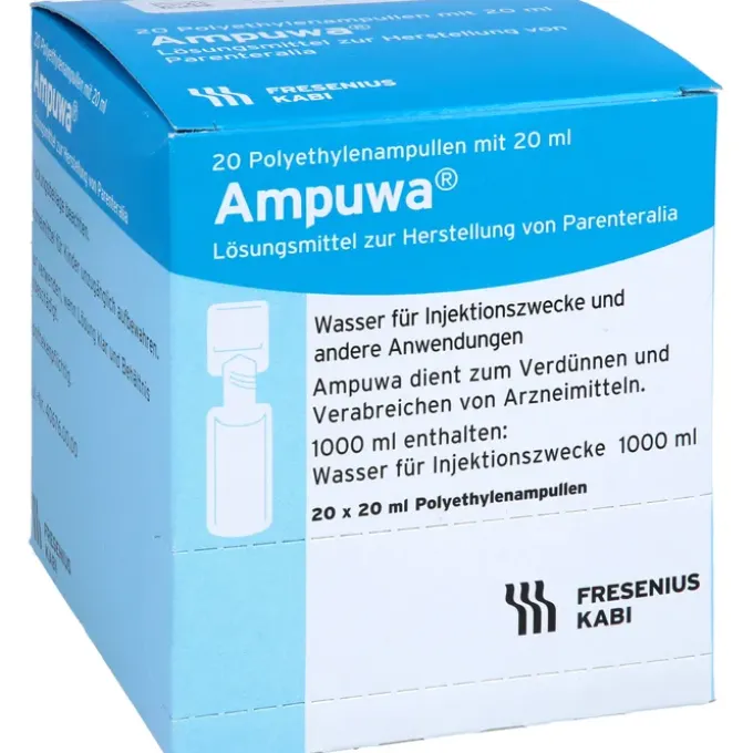 AMPUWA Plastikampullen Injektions-/Infusionslsg. 20X20 ml