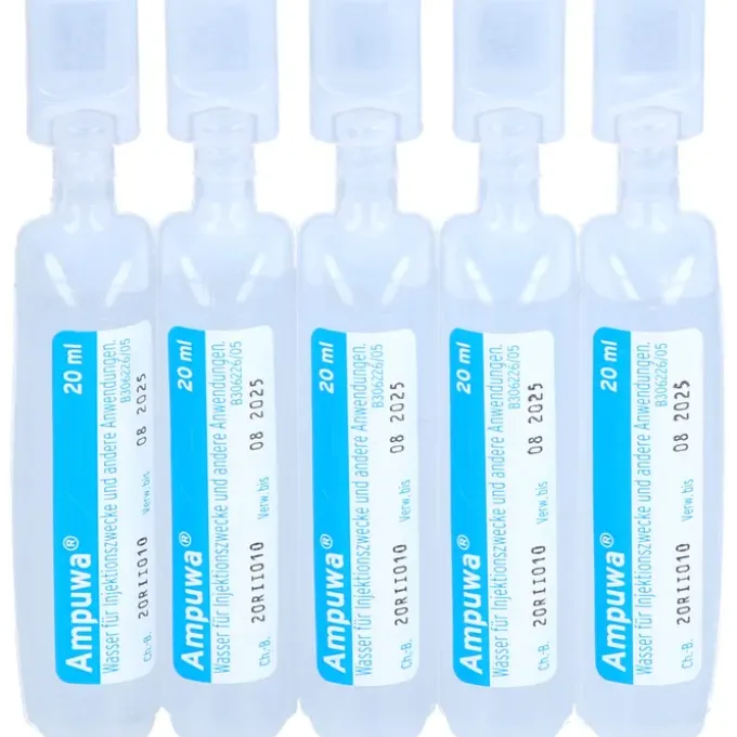 AMPUWA Plastikampullen Injektions-/Infusionslsg. 20X20 ml