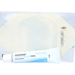 ANESDERM 25 mg/g + 25 mg/g Creme + 2 Pflaster 5 g