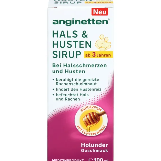 ANGINETTEN Hals & Husten Sirup 100 ml