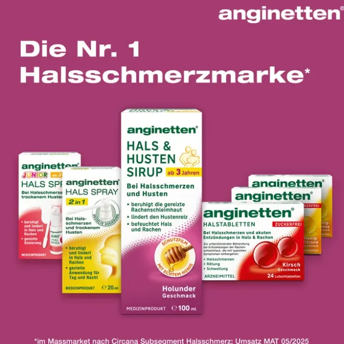 ANGINETTEN Hals & Husten Sirup 100 ml
