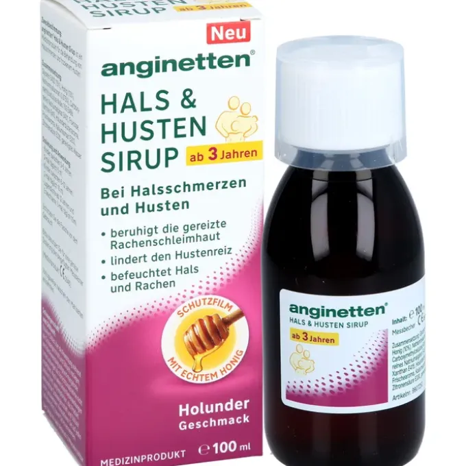 ANGINETTEN Hals & Husten Sirup 100 ml