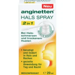 ANGINETTEN Halsspray 2in1 Erw. 20 ml