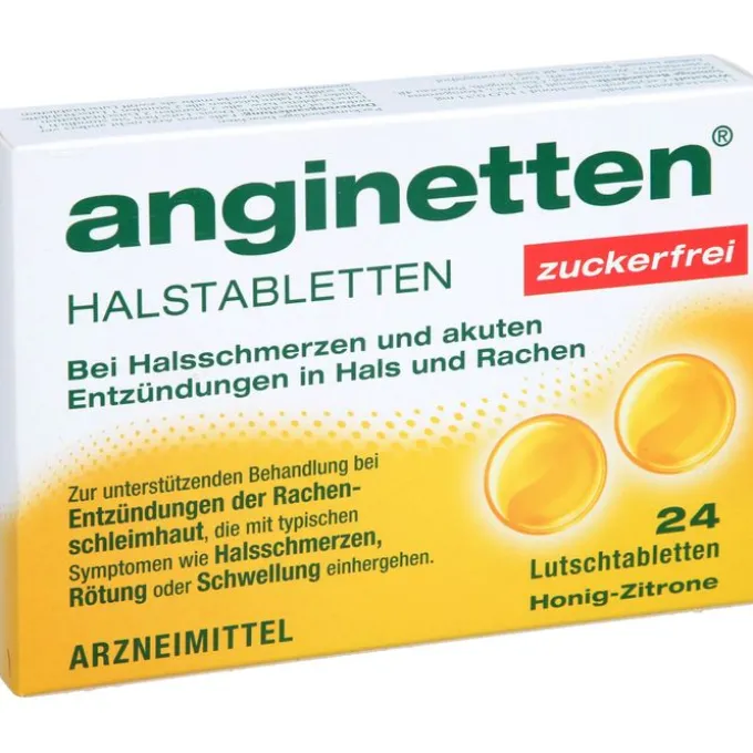 ANGINETTEN Halstabletten zuckerfrei 24 St