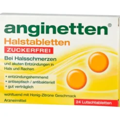 ANGINETTEN Halstabletten zuckerfrei 24 St
