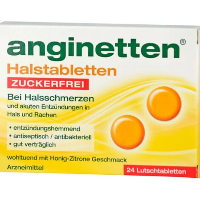ANGINETTEN Halstabletten zuckerfrei 24 St