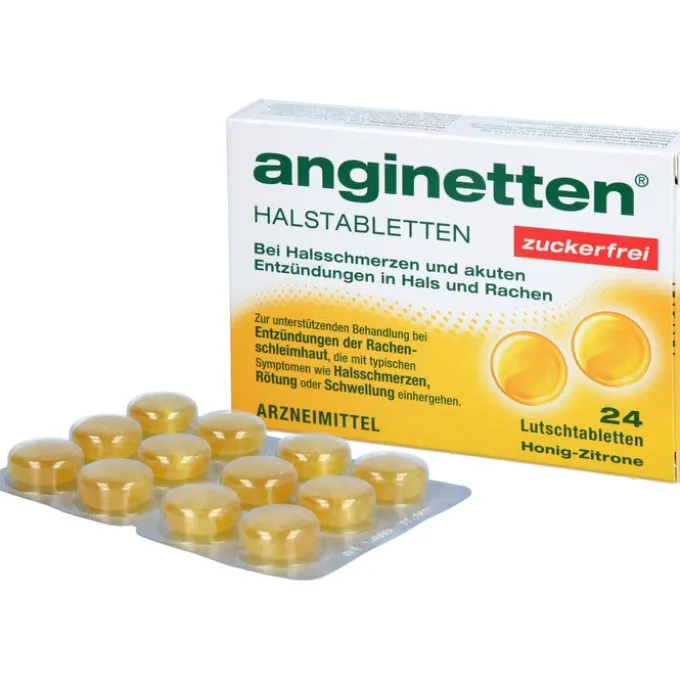 ANGINETTEN Halstabletten zuckerfrei 24 St
