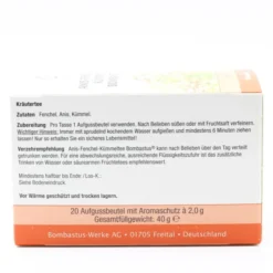 ANIS FENCHEL Kümmel Bombastus Filterbeutel 20 Stück