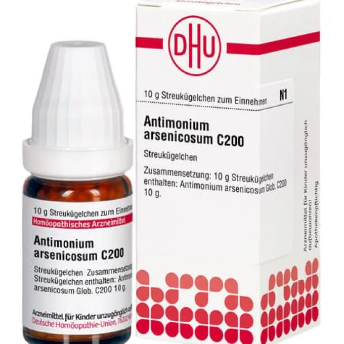 ANTIMONIUM ARSENICOSUM C 200 Globuli 10 g