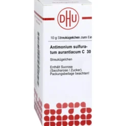 ANTIMONIUM SULFURATUM aurantiacum C 30 Globuli 10 g