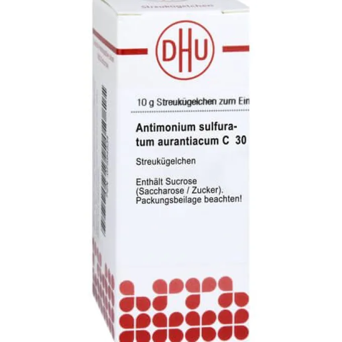 ANTIMONIUM SULFURATUM aurantiacum C 30 Globuli 10 g
