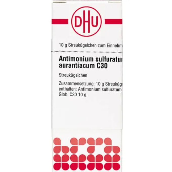 ANTIMONIUM SULFURATUM aurantiacum C 30 Globuli 10 g