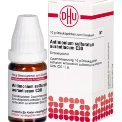 ANTIMONIUM SULFURATUM aurantiacum C 30 Globuli 10 g