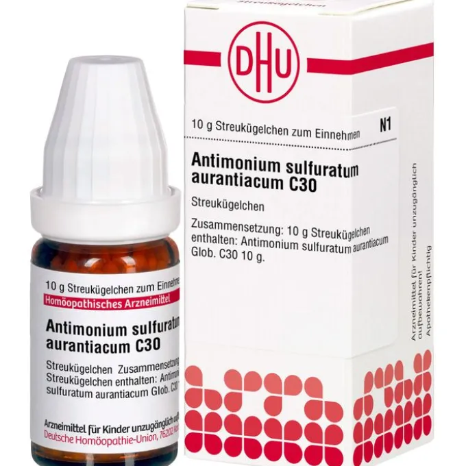 ANTIMONIUM SULFURATUM aurantiacum C 30 Globuli 10 g