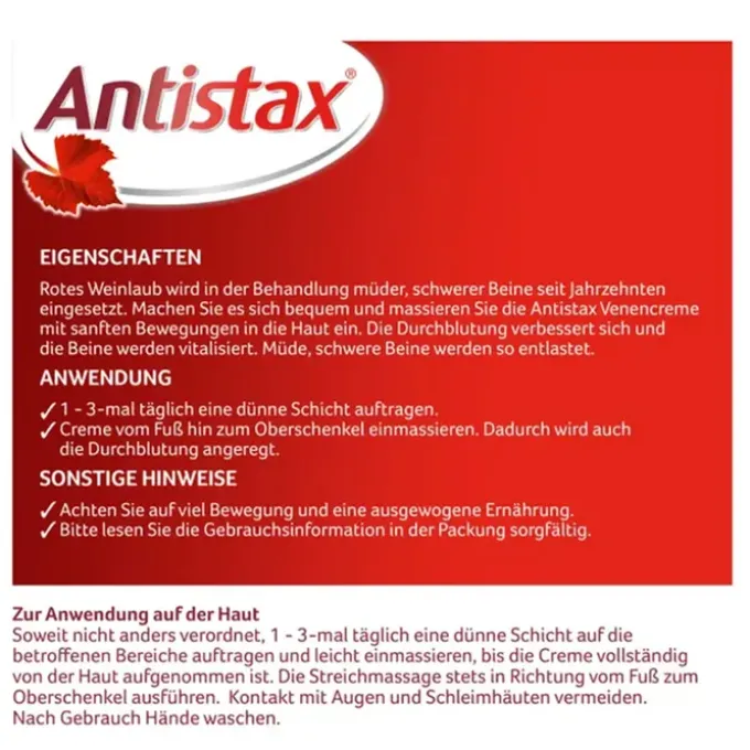 ANTISTAX Venencreme 50 g