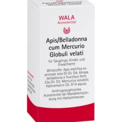 APIS BELLADONNA cum Mercurio Globuli 20 g