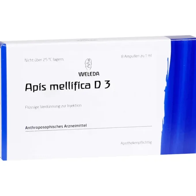 APIS MELLIFICA D 3 Ampullen 8 St