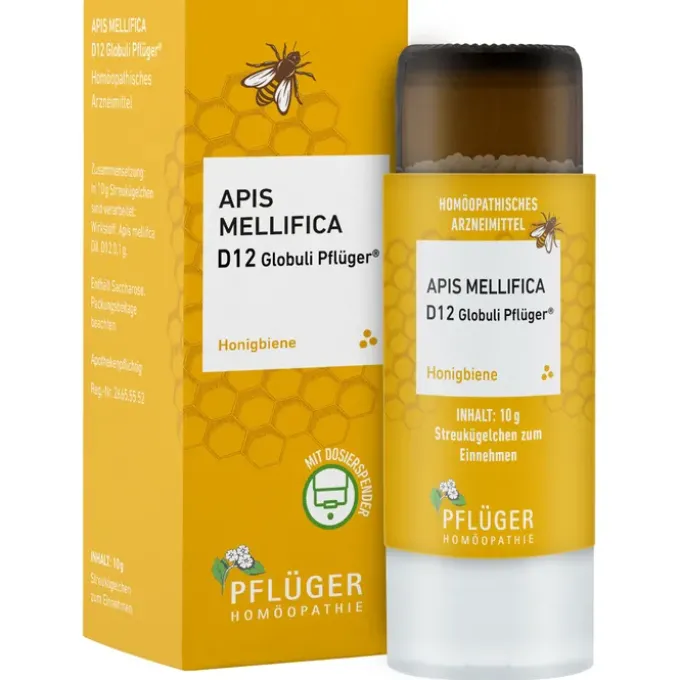 APIS MELLIFICA D 12 Globuli Pflüger Globulispender 10 g
