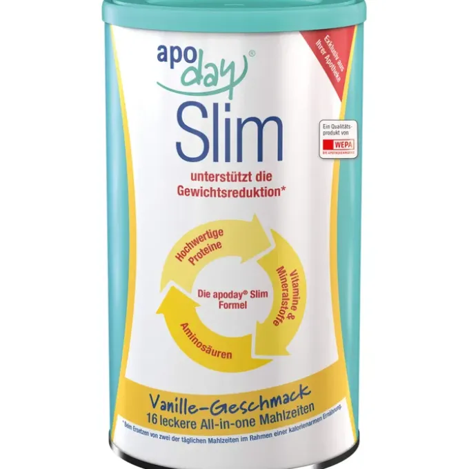 APODAY Vanilla Slim Pulver Dose 450 g