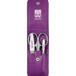 APOLINE Manicure Etui 3teilig lila 1 St