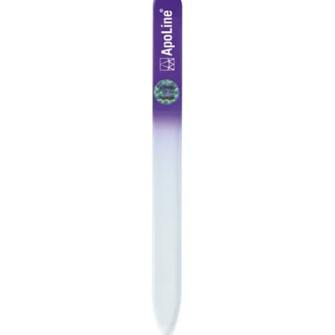APOLINE Nagelfeile Glas 14 cm lila 1 St