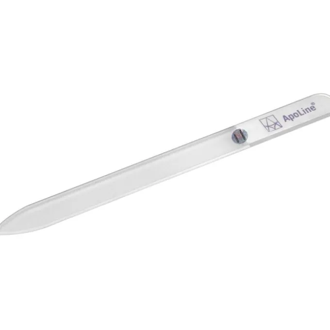 APOLINE Nagelfeile Glas 14 cm transparent 1 St