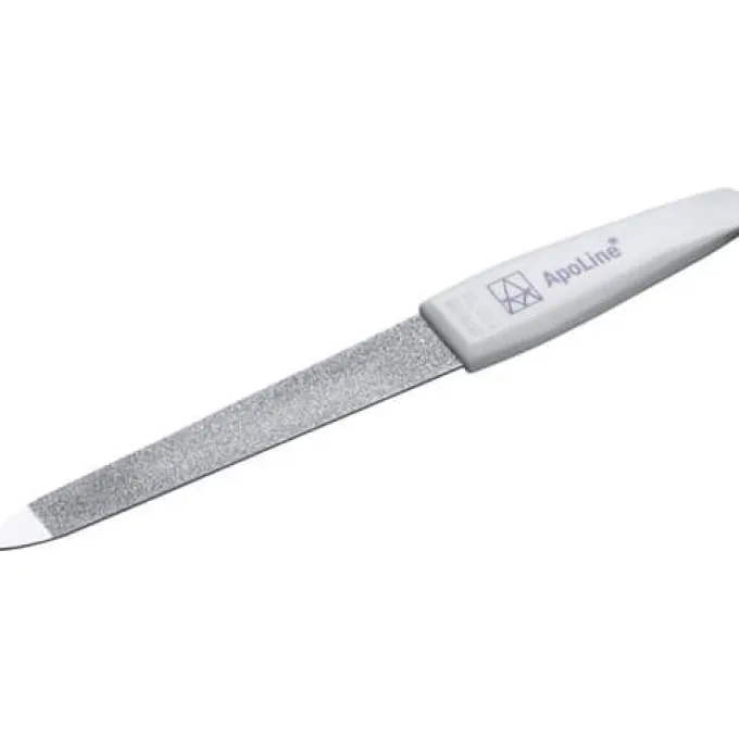 APOLINE Nagelfeile Saphir 10 cm verchromt 1 St