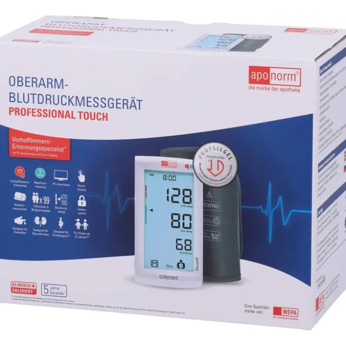 APONORM Blutdruckmessgerät Prof.Touch Oberarm 1 St