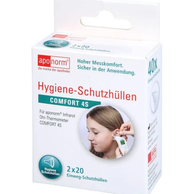 APONORM Fieberthermometer Ohr Comfort Schutzhüllen 40 St