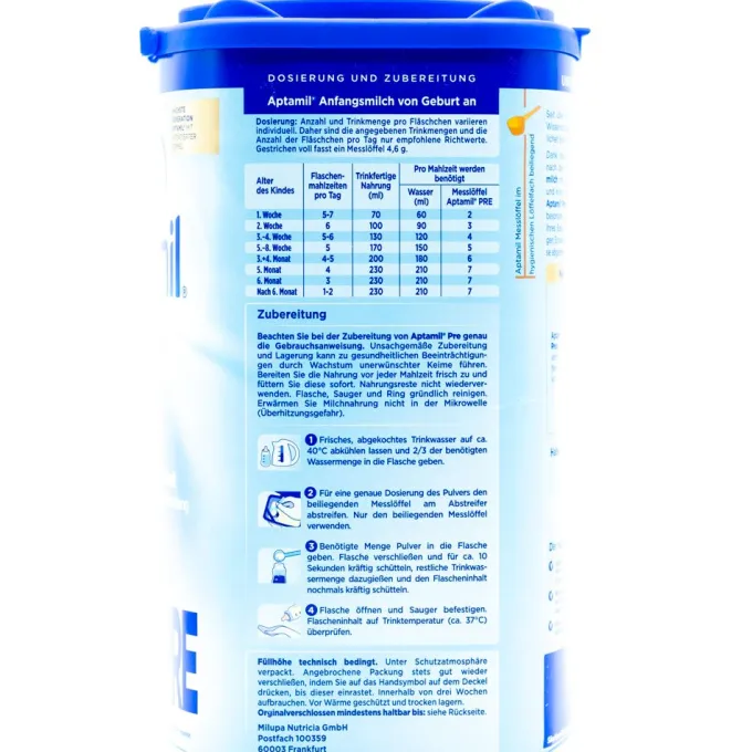 APTAMIL Pronutra Pre Pulver 800 g