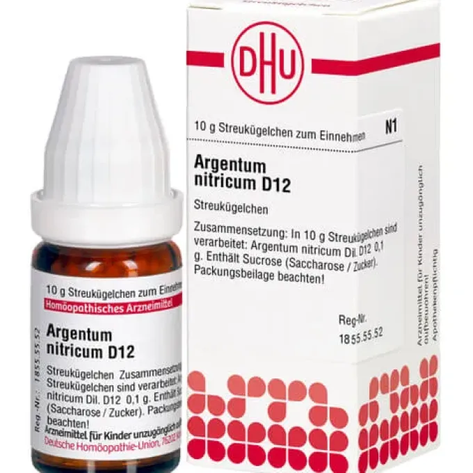 ARGENTUM NITRICUM D 12 Globuli 10 g