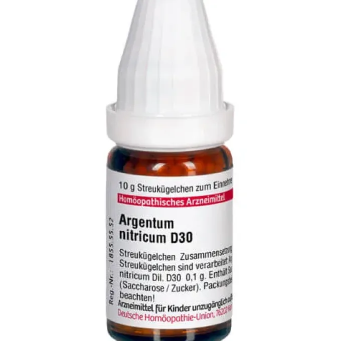 ARGENTUM NITRICUM D 30 Globuli 10 g