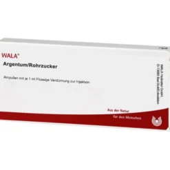 ARGENTUM/ROHRZUCKER Ampullen 10X1 ml
