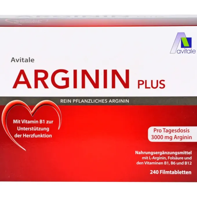 ARGININ PLUS Vitamin B1+B6+B12+Folsäure Filmtabl. 240 Stück