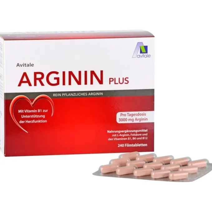 ARGININ PLUS Vitamin B1+B6+B12+Folsäure Filmtabl. 240 Stück
