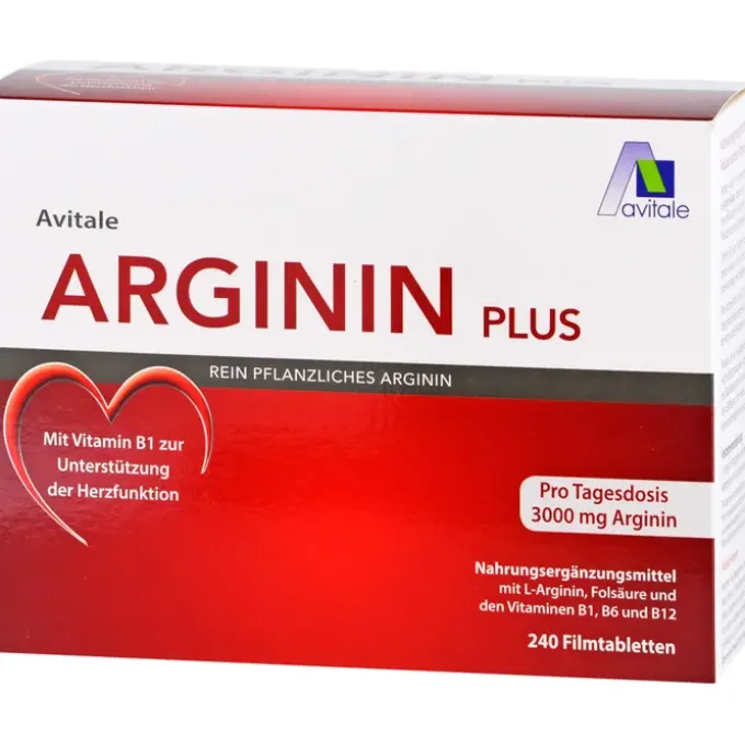 ARGININ PLUS Vitamin B1+B6+B12+Folsäure Filmtabl. 240 Stück