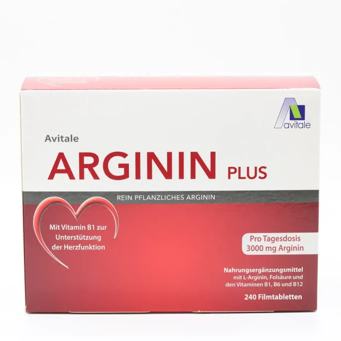 ARGININ PLUS Vitamin B1+B6+B12+Folsäure Filmtabl. 240 Stück