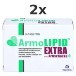 ARMOLIPID EXTRA Tabletten mit Artischoke Set 2x30St