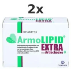 ARMOLIPID EXTRA Tabletten mit Artischoke Set 2x30St