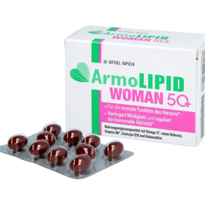 ARMOLIPID WOMAN 50+ Weichkapseln 30 Stück