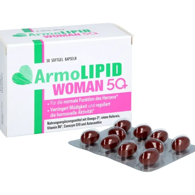 ARMOLIPID WOMAN 50+ Weichkapseln 30 Stück