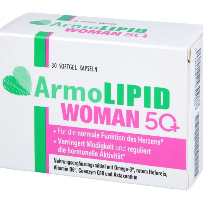 ARMOLIPID WOMAN 50+ Weichkapseln 30 Stück